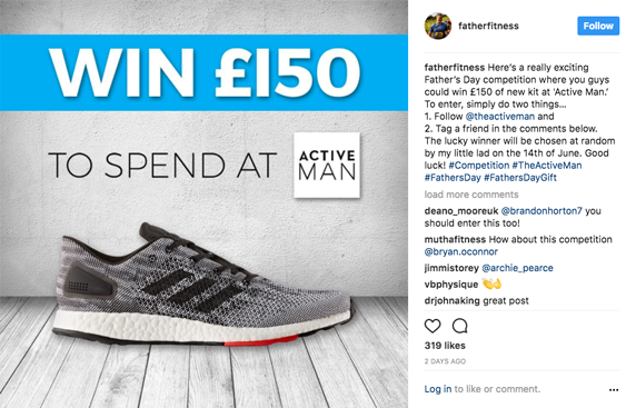 The Active Man Father's Day - Competition