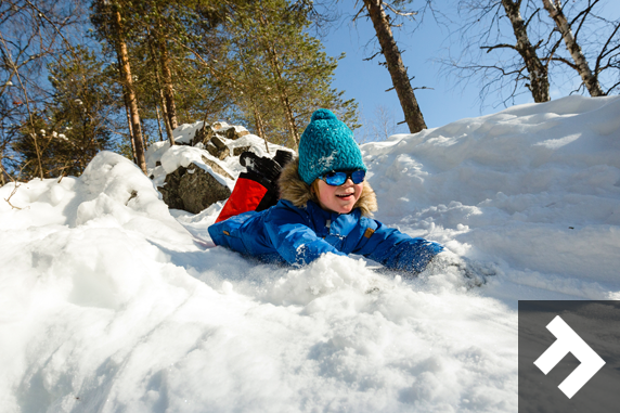 I Love Eating Snow - Oulanka National Park