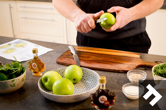 Apple Kale and Maple Smoothie