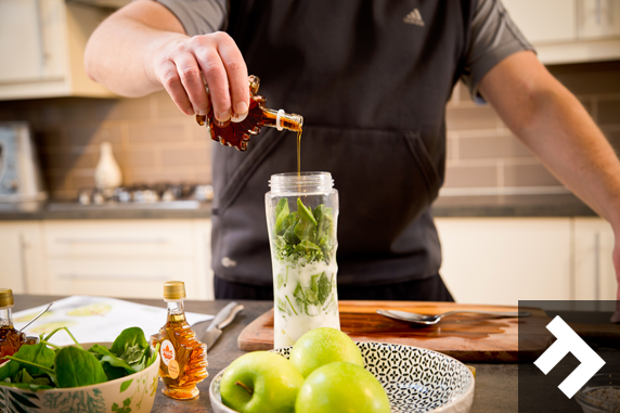 Apple Kale and Maple Smoothie